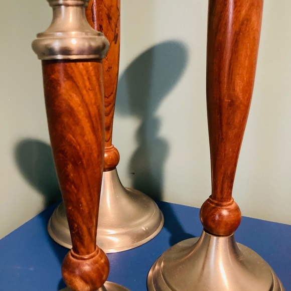 VINTAGE STYLE CANDLE HOLDERS - Picture 3 of 4